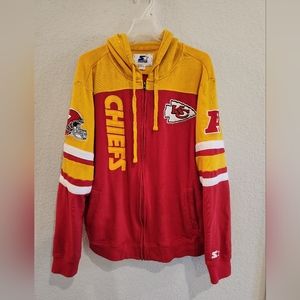 Starter - Kansas City Chiefs Men's XL Zipper Hoodie